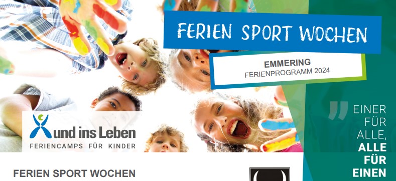 Jetzt anmelden: Ferien Sport Wochen in Emmering