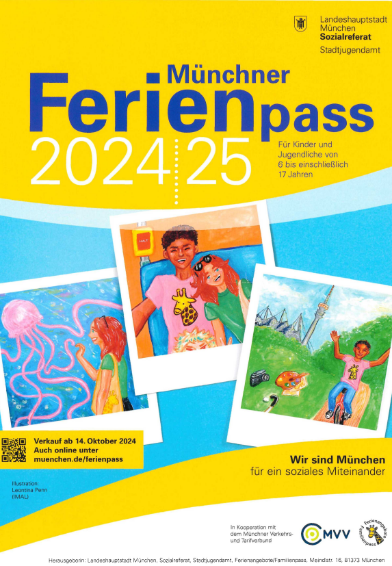 Der Münchner Ferienpass 2024/2025 ist da!